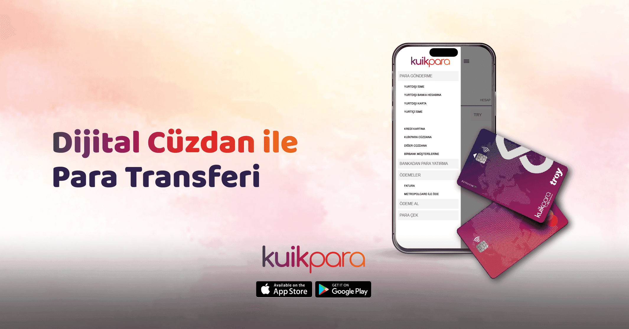 Mobil dijital cüzdan uygulamasıyla yurt dışına anında para transferi