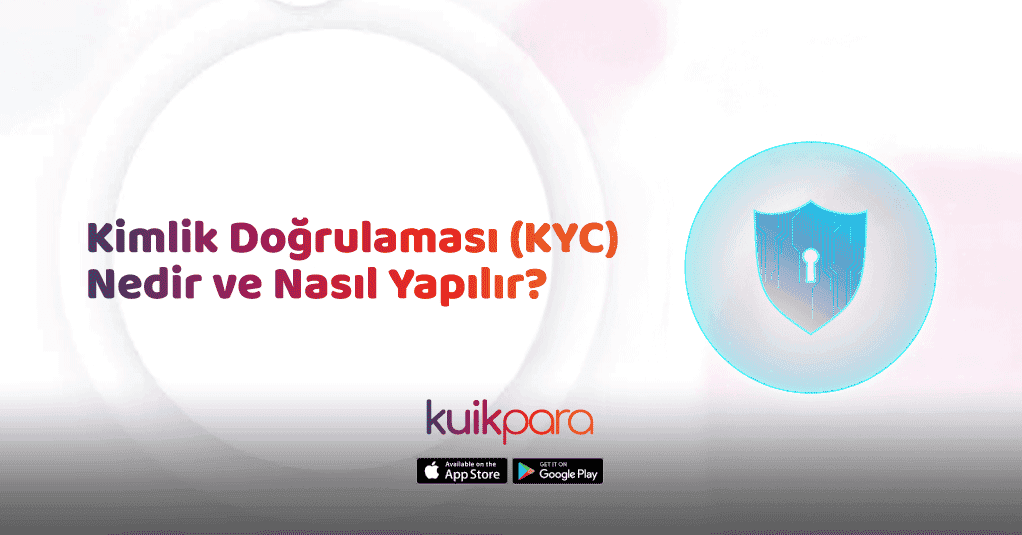 KYC kimlik doğrulama süreci ve ücretsiz para transferi anlatan görsel